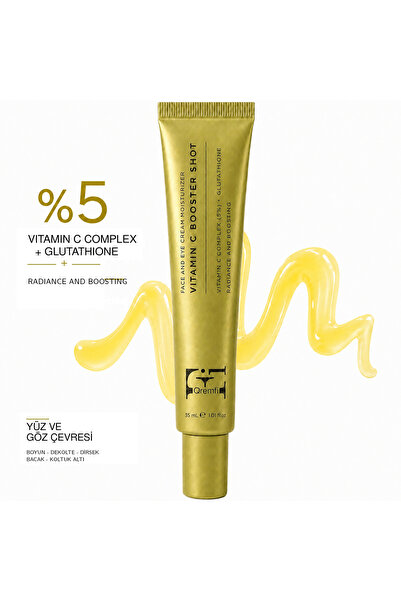 Qremfi Vitamin C Complex %5 + Glutathione Booster Shot 35 ml Yüz ve Göz Çevre...