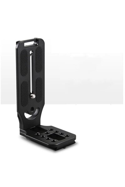 Choice Black L Bracket Quick Release L Plate Universal Camera 1/4 Inch Screw ...