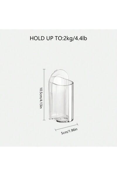 Choice Clear Electric Toothbrush Holder, Bathroom Wall Mounted Toothbrush Sto...