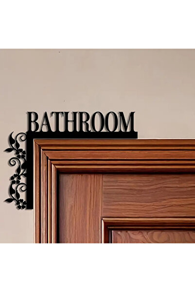 Choice Ty-Hwmj-Ba-01 Elegant Metal Bathroom Door Sign, Wall-Mounted Iron Art ...