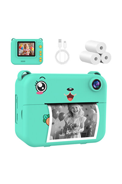 Choice3 Blue Digital Children Camera 1080P HD Video Recorder Mini Thermal Pri...
