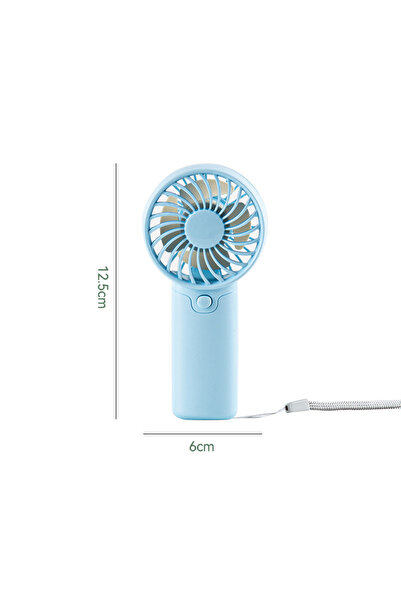 Choice1 Blue Handheld Mini Fan — 2026 New, Detachable Battery, Low Noise, Poc...