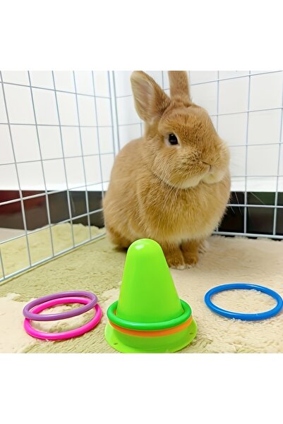Choice Random 6pcs Rabbits Have Toys Ice Cream Cone Shaped Pet Rabbit Ferrule...