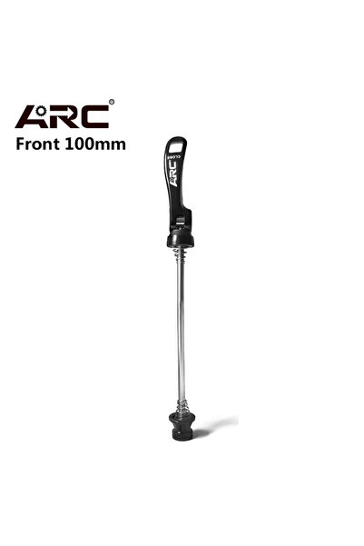 Choice BLACK FRONT 100 ARC BIKE SKEWERS FRONT&REAR ALLOY CNC QUICK RELEASE SK...