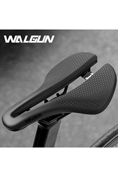 Choice BLACK Walgun Hollow Bicycle Saddle PU Waterproof Aerodynamic Bike Cush...