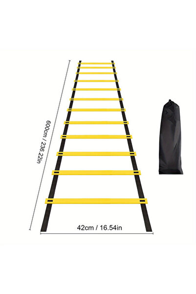 Choice 6M 6M Flexibility Agility Ladder Nylon Strap Jumping Ladder Speed Trai...