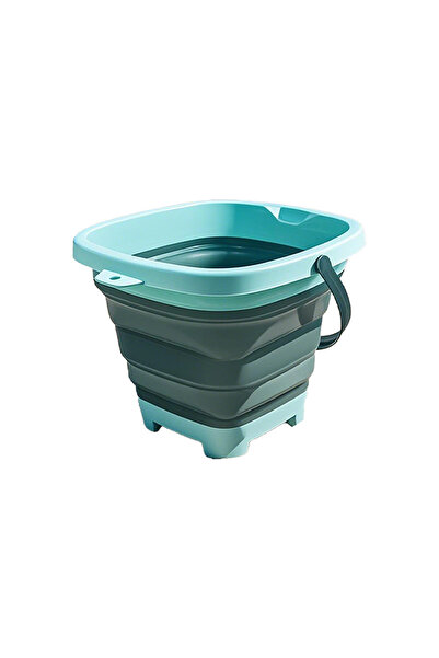Choice cyan Children's Collapsible Bucket Multi-Functional Small Bucket Seasi...