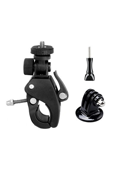 Choice black color Bicycle Motorcycle Handlebar Handle Clamp Bar Camera Mount...