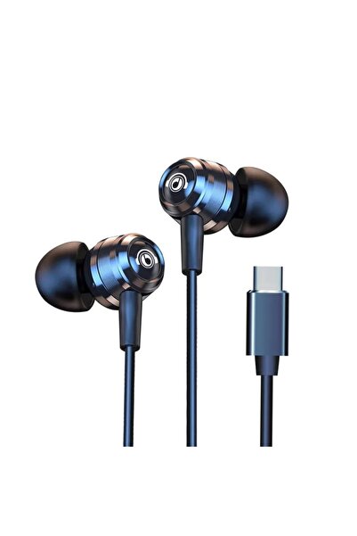 Choice سماعات أذن سلكية سوداء من نوع C من EARDECO HIFI بمقبس 3.5 ملم ونوع C م...
