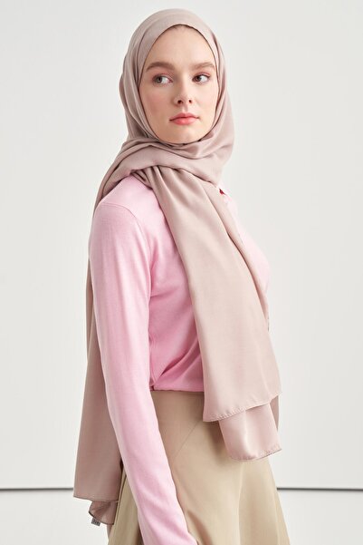 carell Cream Double Sided Silk Slub Shawl