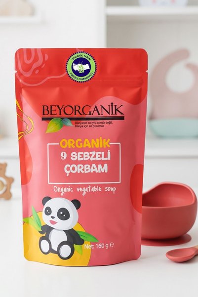 BEYORGANİK Organik Bol Sebzeli Çorbam 160gr (9 SEBZELİ) (PESTİSİT VE AFLATOKSİN ANALİZLİ)