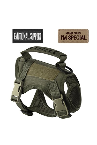 Choice4 Green set Pet Cat Clothes Cat Accessories Safe Tactical Harness Vests...