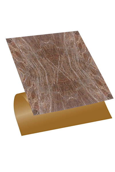 TİNK Kendinden Yapışkanlı Kesilebilir Mermer 015 Desenli Pvc Karo 30x30 Cm (3...