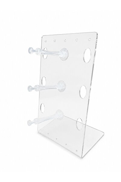 STAND MARKET Glasses Stand 3 Units Transparent Plexi
