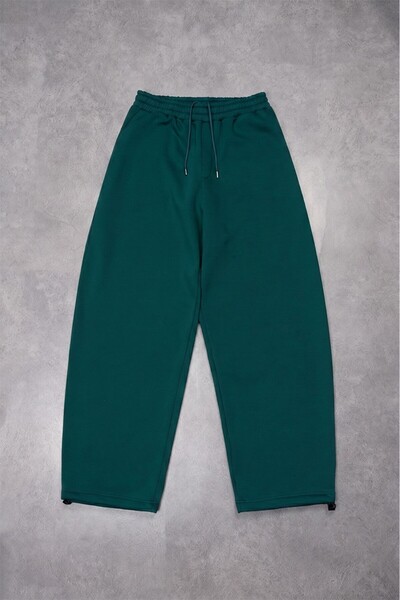 Crupt Studio Green Balloon Fit Sweatpant Men's Sweatpants with Stopper