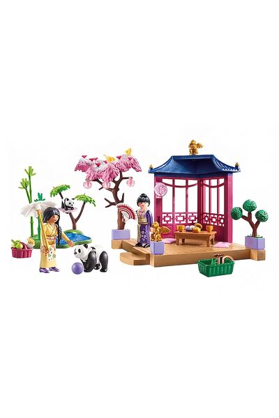 Playmobil - Промоционален пакет Азиатска градина с панда
