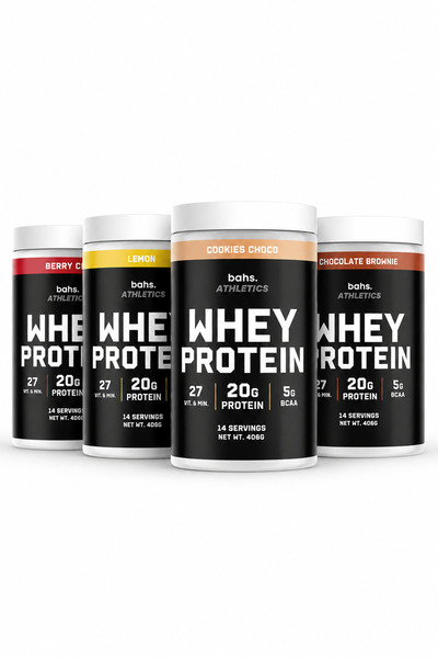 bahs. Whey PROTEIN Tozu Deneme Paketi - 64 servis - 464gr x 4