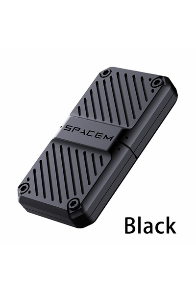 Choice Black A Haptic Coin Magnetic Slider Toy - EDC Push Fidget Spinner for ...