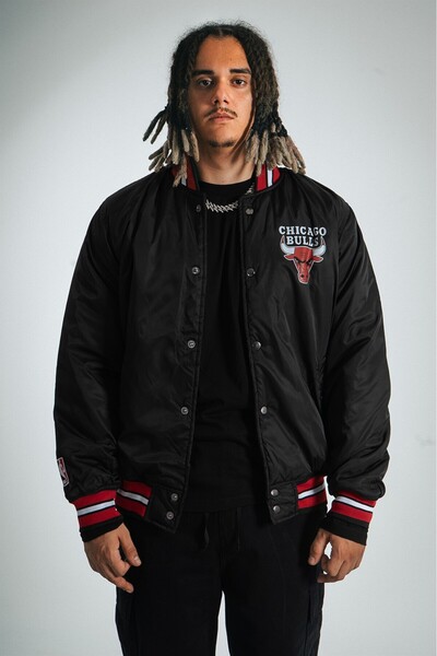 BLVCK MVRKET Ανδρικό Κολεγιακό Μπουφάν Bulls PG1121SY