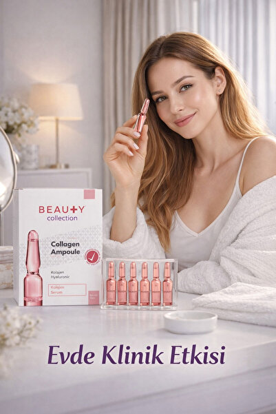 Beauty Collection Kolajen Kırışıklıkları Açan Cilde Dolgunluk Veren Ampul Cil...