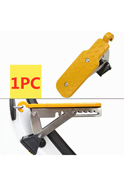 choice2 Orange Car Door Step Foldable Universal Fit Door Hook Step StandPedal...