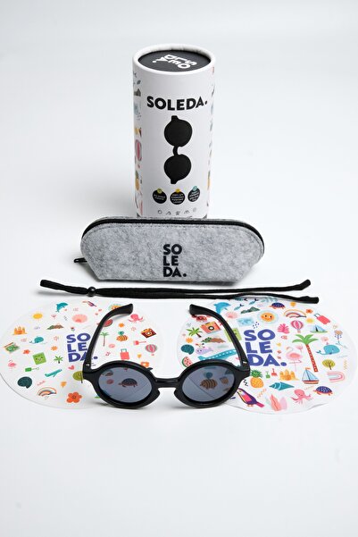 SOLEDA 0-12 Months Baby Sunglasses Black