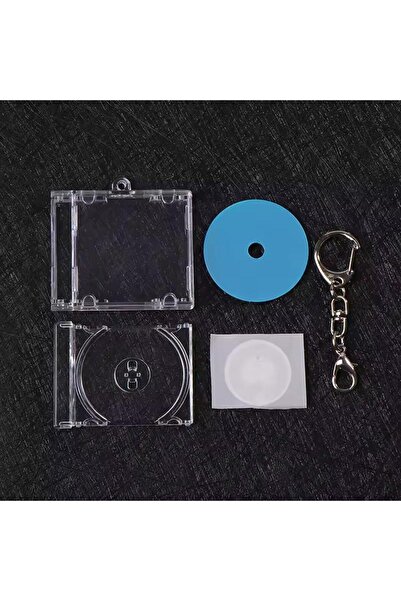 Choice7 5PCS Style01 Mini NFC CD Disc Keychain Portable CD Case Bag Pendant D...