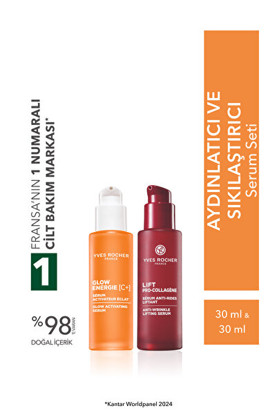 Yves Rocher Aydınlatıcı ve Sıkılaştırıcı Serum Seti