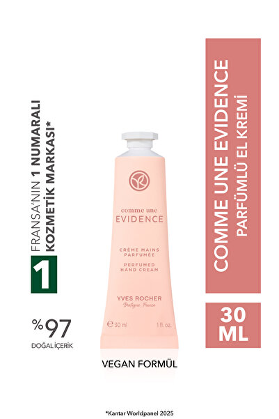 Yves Rocher Comme Une Evidence Parfümlü El Kremi- Comme Une Evidence- Kadın P...
