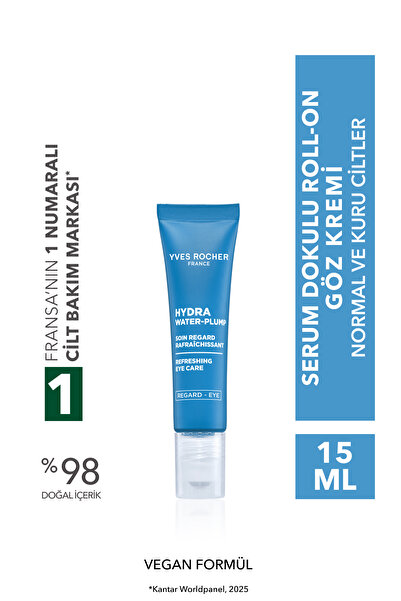Yves Rocher Serum Doku Göz Kremi-Hyaluronik Asit, At Kestanesi-HydraWaterPlum...