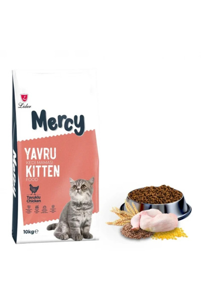 Mercy Tavuklu Yavru Kedi Maması 10 Kg