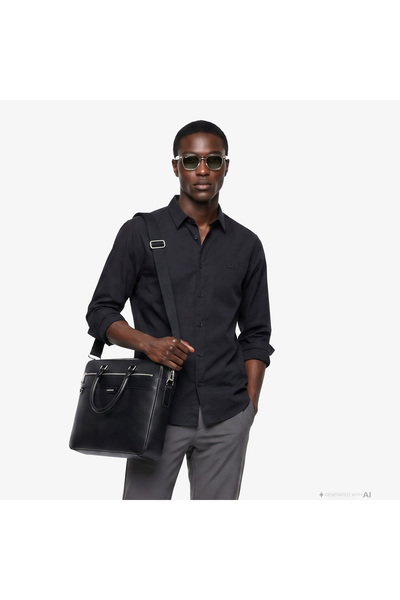 Lacoste Erkek Slim Fit Siyah Gömlek