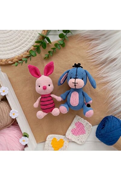 designbyoykum Amigurumi Oyun Arkadaşı Winnie The Pooh Piglet Ve Eyore