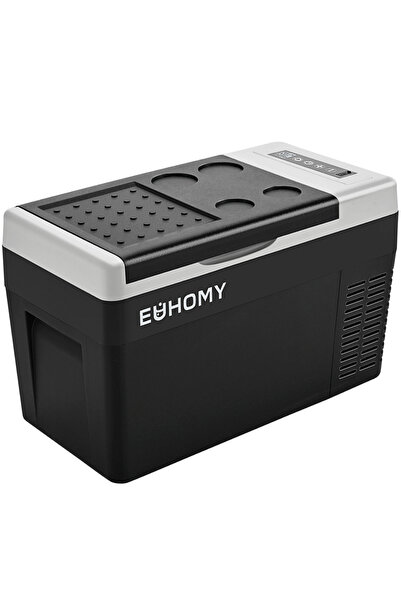 EUHOMY Araç İçi Buzdolabı 25L, Taşınabilir, Kamp/Seyahat/Tekne için
