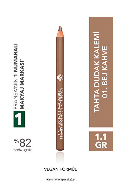 Yves Rocher Tahta Dudak Kalemi-01. Kahve-1.2 G-75755