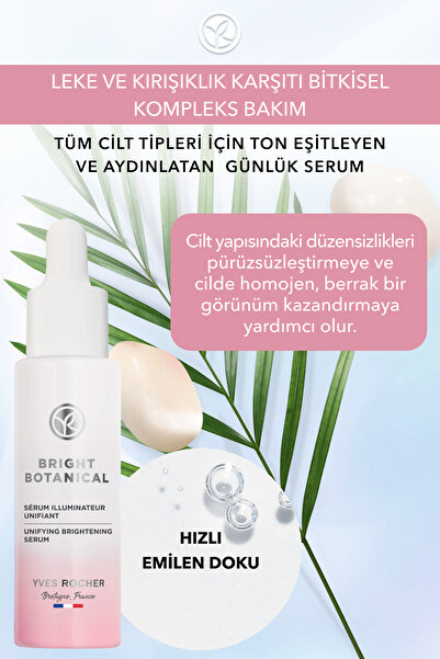Yves Rocher Leke Ve Kırışık Karşıtı Bitkisel Bakım Bright Botanical - Niacinamide & C Vitamini Serum - 30ml