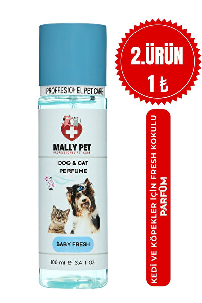 MALLY PET PROFESSIONEL PET CARE Kedi & Köpek Parfümü Fresh Kokulu - Uzun Süre...