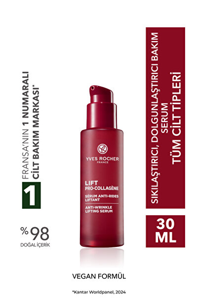Yves Rocher Serum-Sıkılaştırıcı,Dolgunlaştırıcı Bitkisel Kolajen ve Hyaluroni...