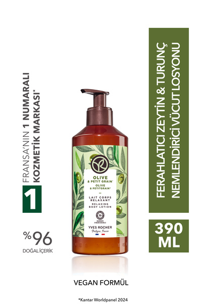 Yves Rocher Vücut Losyonu - Nemlendirici Besleyici Ferahlatıcı Zeytin Turunç ...