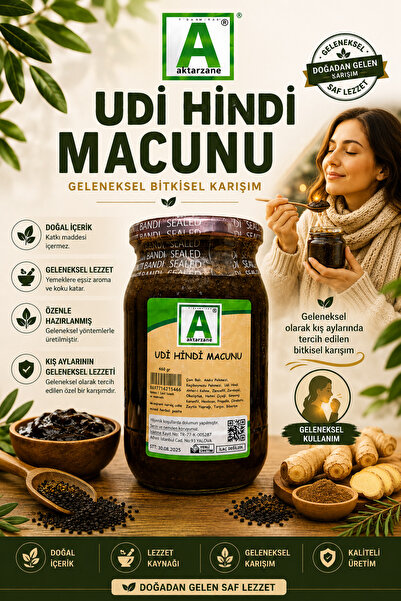 Aktarzane Udi Hindi Macunu Doğal Udihindi Macunu 460 gr Avantajlı Boyut Doğal...