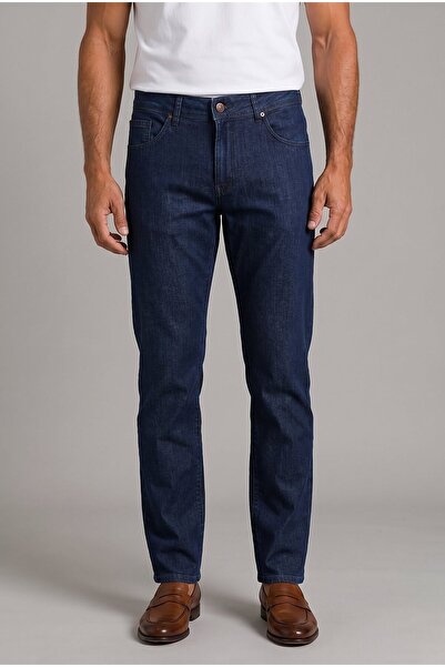 Bisse Indigo Pamuk Denim Cepli Doğal Jean Pantolon