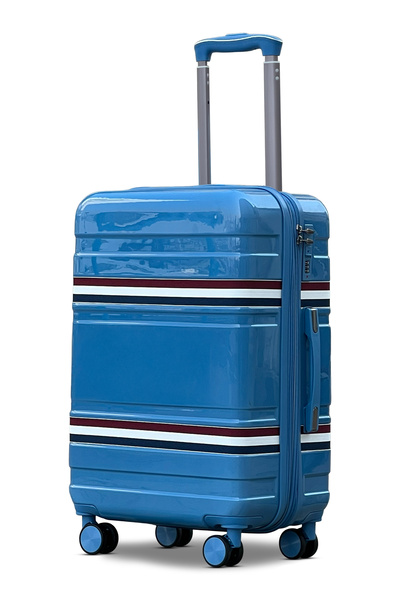 ZAAPPY Travelus Expandable Printed PC Cabin Size 20 Inch (7-10kg) Luggage, Ha...
