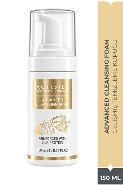 ACTISILK Advanced Cleansing Foam Onarıcı Ve Nemlendirici Yaşlanma Karşıtı Tem...