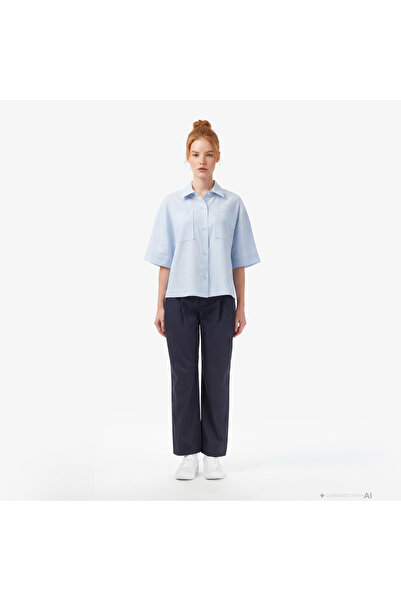 Lacoste Kadın Regular Fit Koyu Gri Pantolon