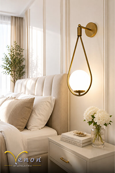 Generic Brand Water Drop Gold Sconce