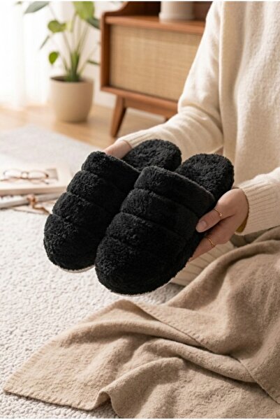 Moda Frato SMT-03 Closed Women's House Slippers Winter Slipper Non-Slip Sole