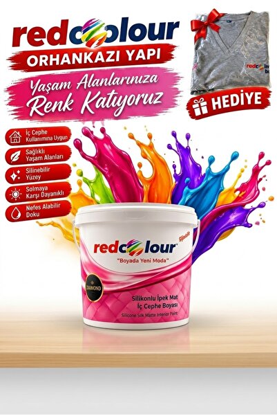 Redcolour Silikonlu İpek Mat İç Cephe Boyası