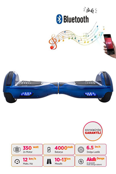 CityMate Elektrikli Kaykay Hoverboard 6.5 Inch Model - Mavi