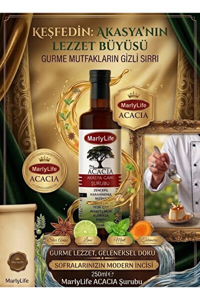 MARLYLİFE Acacia Akasya Gamı Şurubu 250 ml