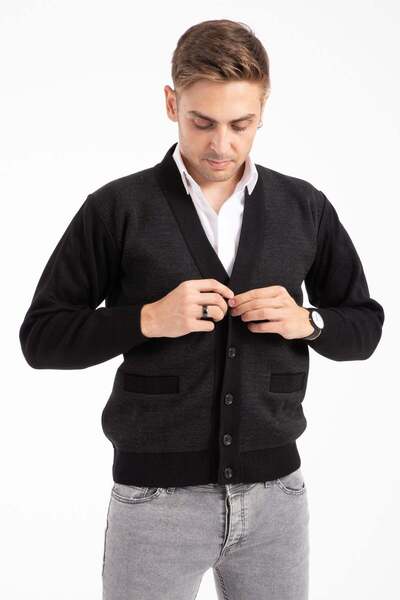 Mutlu City Men's Middle Age and Above Knitwear Knitted Acrylic Winter Dad Car...